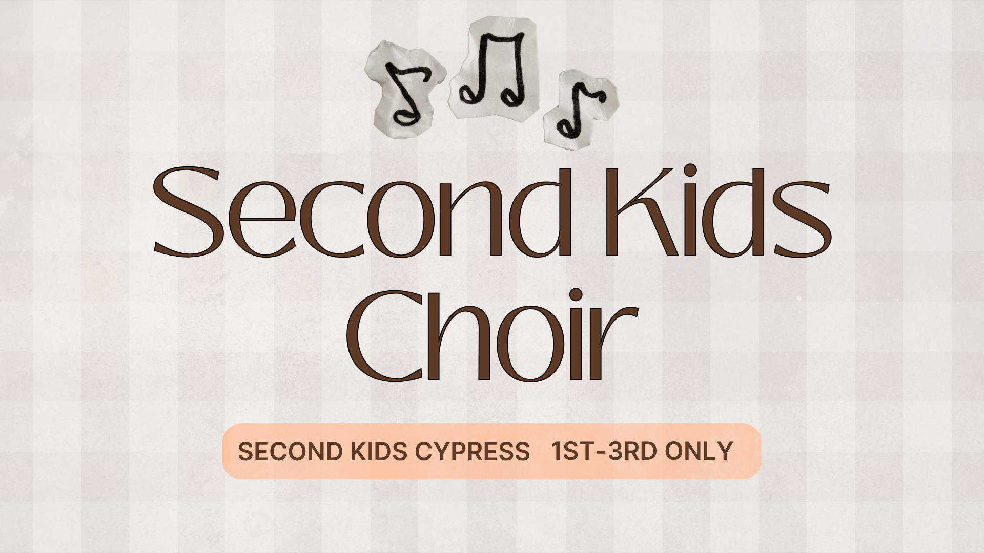 SecondKids Choir