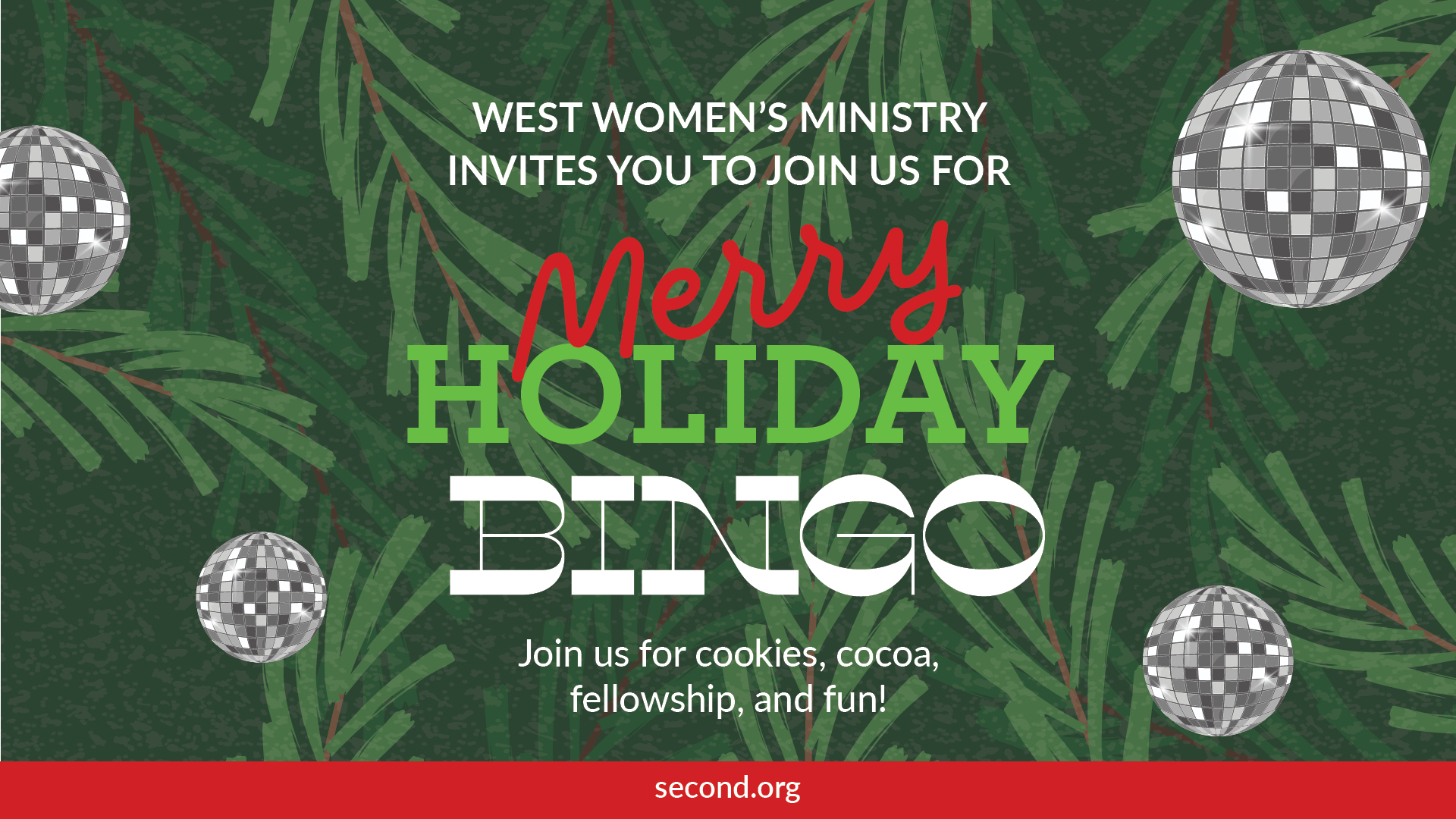 Merry Holiday Bingo ~ West Campus