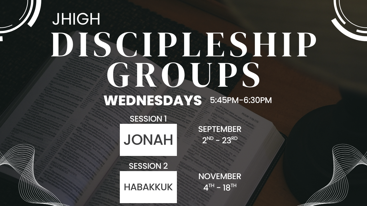 Junior High Discipleship Groups: Woodway Fall 2026